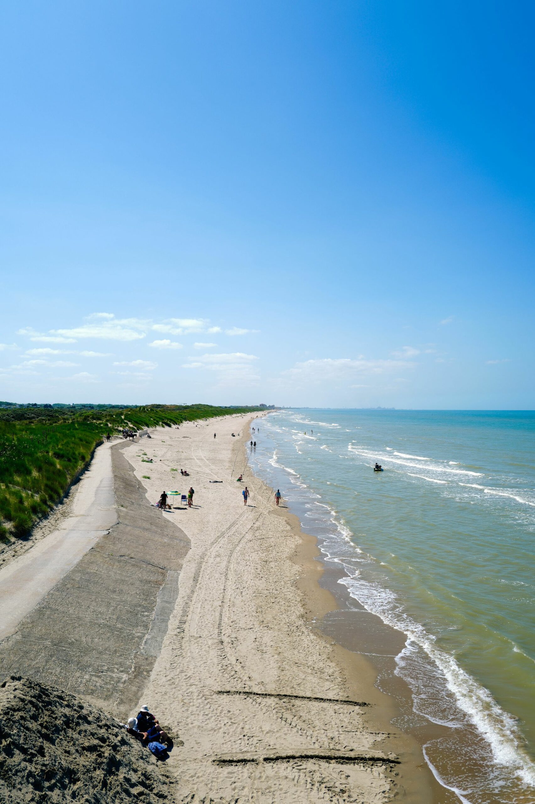 Groupe scolaire en classe de mer aux Pays-Bas