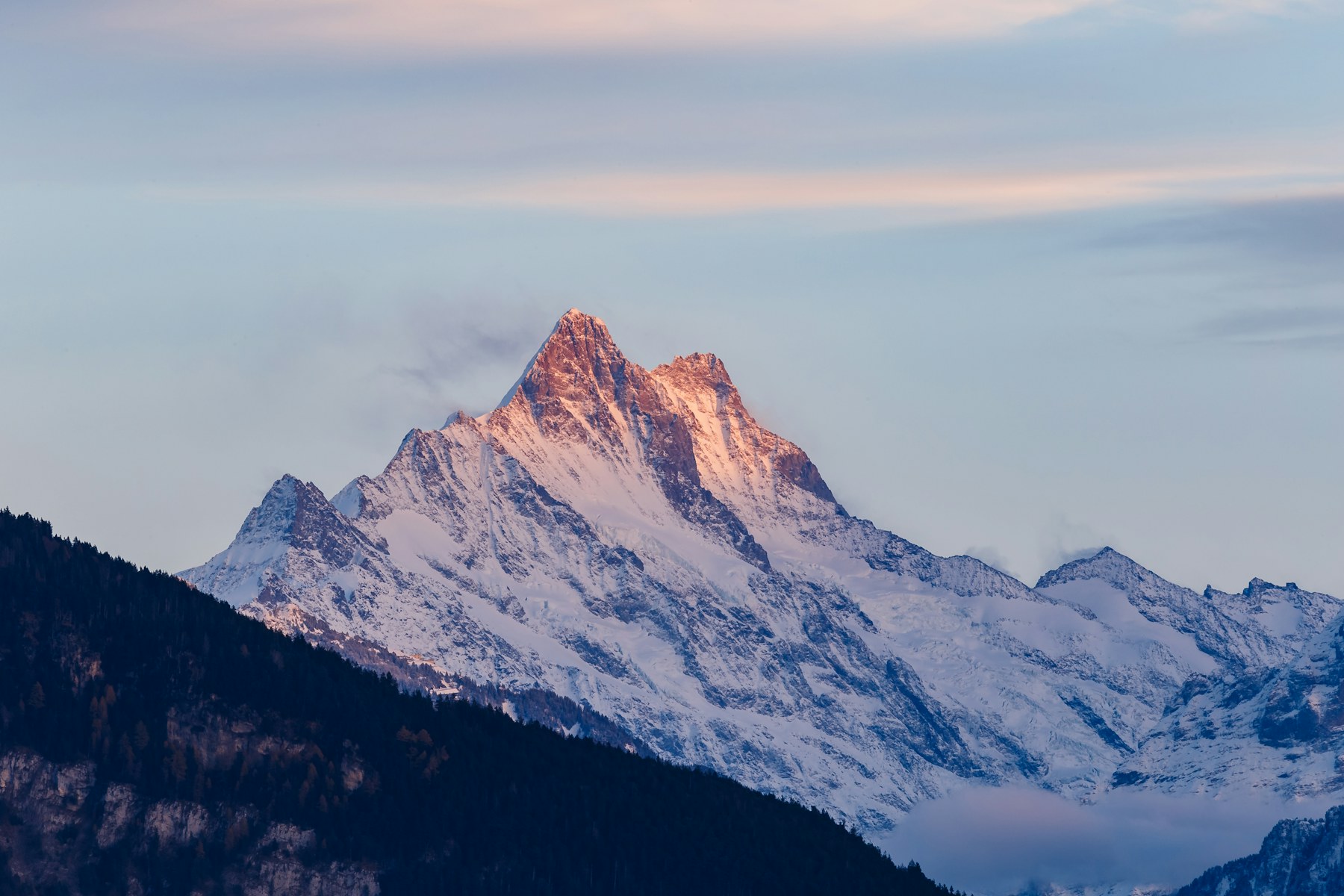Paysage de haute montagne en France