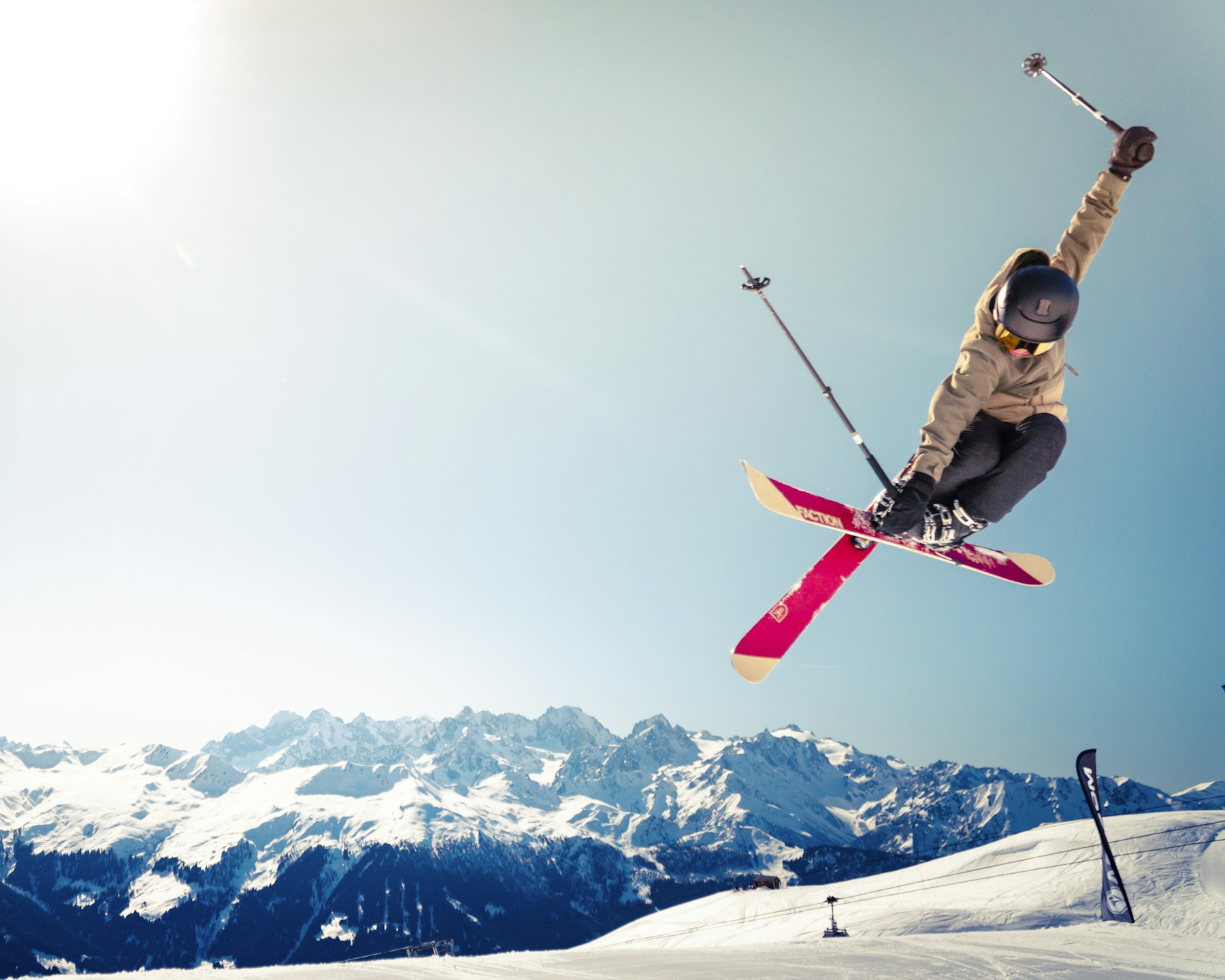 Traditional Tyrolean village nestled in the Austrian Alps ski resort of Söll
