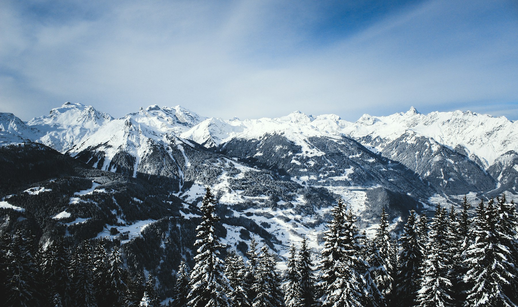 Paysage de haute montagne en Autriche
